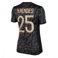Dámy Fotbalový dres Paris Saint-Germain Nuno Mendes #25 2023-24 Třetí Krátký Rukáv